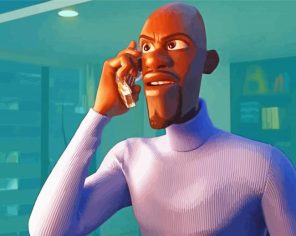 Frozone Incredibles paint by numbers