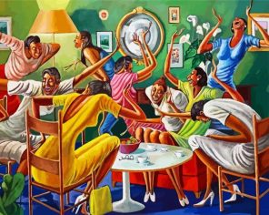 Black Family Paint by Numbers