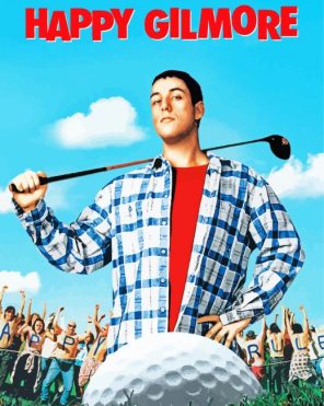 Happy Gilmore Poster Paint By Numbers