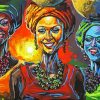 Afro Happy Women Paint By Numbers