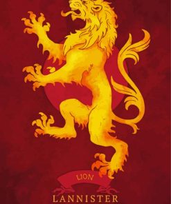 Lannister Logo Paint by Numbers