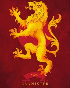 Lannister Logo Paint by Numbers