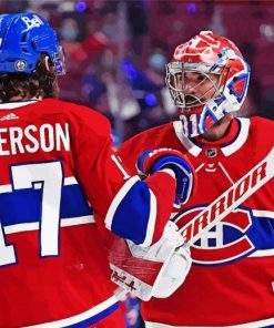 Josh Anderson Hockey paint by numbers