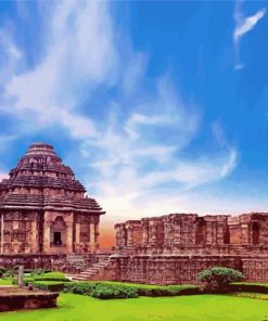 Konark Temple Paint By Numbers