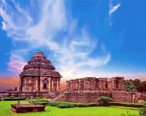 Konark Temple Paint By Numbers