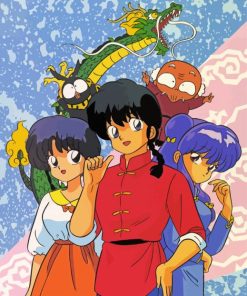 Ranma Anime Paint by Numbers