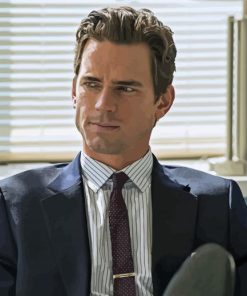 Matt Bomer White Collar paint by numbers