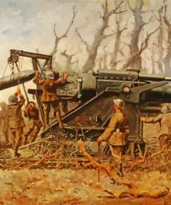 Military Artillery Paint By Numbers