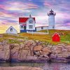 Nubble Lighthouse Paint by Numbers