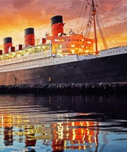 Ocean Liner Ship Paint By Numbers