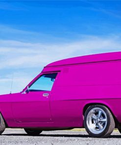 Purple Panel Van paint by numbers