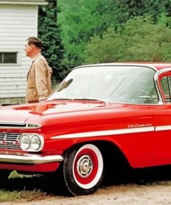 Red Chevrolet Paint By Numbers