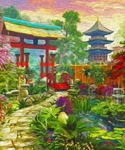 Sakura Garden Paint By Numbers