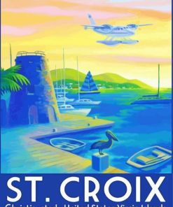 St Croix Poster paint by numbers