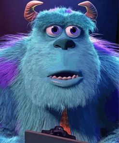 Sulley Monster Paint by Numbers