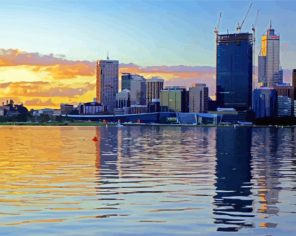 Perth Swan River Paint By Numbers