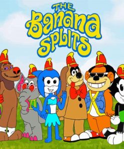 The Banana Splits Paint By Numbers