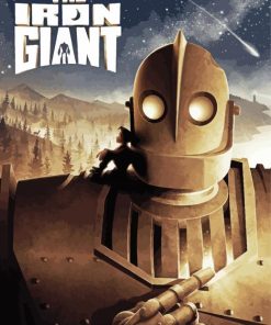 The Iron Giant Paint by Numbers