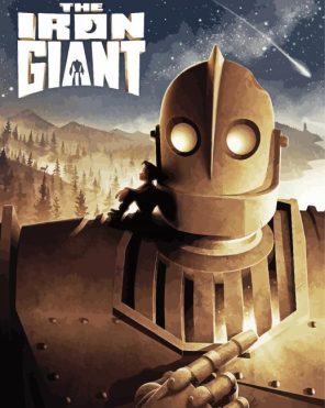 The Iron Giant Paint by Numbers