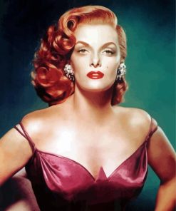 Pretty Jane Russell Paint By Numbers