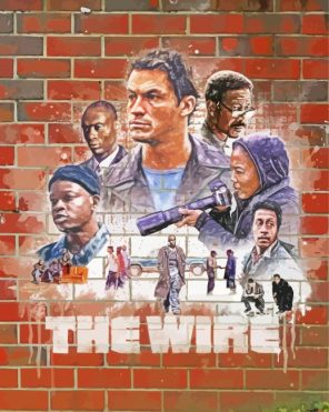 The Wire Art Poster paint by numbers