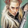 Thranduil The Hobbit Art paint by numbers