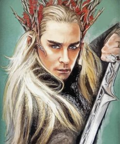 Thranduil The Hobbit Art paint by numbers