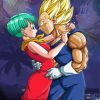 Vegeta And Bulma Paint by Numbers