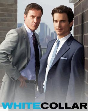 White Collar Poster Paint By Numbers