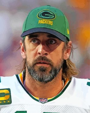 Aaron Rodgers Sport paint by numbers