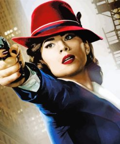 Agent Carter Character Paint By Numbers