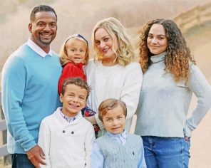 Alfonso Ribeiro Family Paint By Numbers