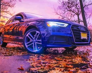 Audi A3 Sunset paint by numbers