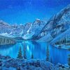 Banff Park Night Lake Paint By Numbers