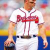 Baseballer Dan Uggla paint by numbers