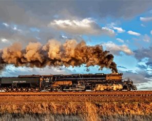 Big Boy 4014 Steam Train paint by numbers