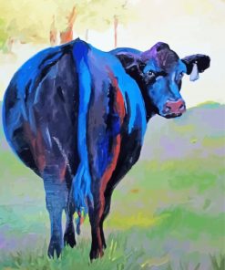 Blue Cow Art Paint By Numbers