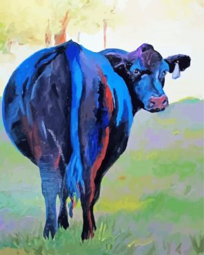 Blue Cow Art Paint By Numbers