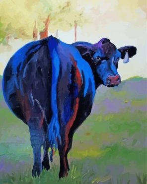 Black Cow paint by numbers