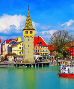 Bodensee Buildings Paint By Numbers