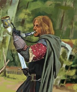 Boromir Art paint by numbers