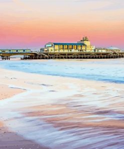 Bournemouth Pier Sunset paint by numbers