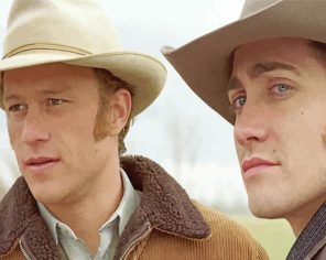 Brokeback Mountain Characters paint by numbers