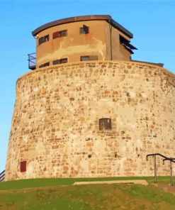 Carleton Martello Tower paint by numbers