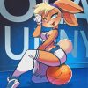 Cartoon Lola Bunny paint by numbers