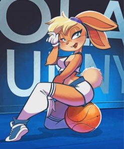 Cartoon Lola Bunny paint by numbers