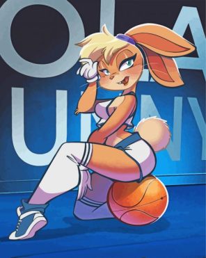 Cartoon Lola Bunny paint by numbers