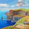 Cliff Of Moher Illustration Paint By Numbers