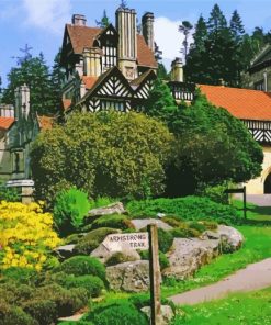 Cragside paint by numbers