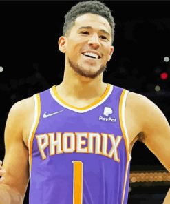 Devin Booker Player paint by numbers